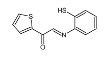 2-(2-sulfanylphenyl)imino-1-thiophen-2-ylethanone Structure