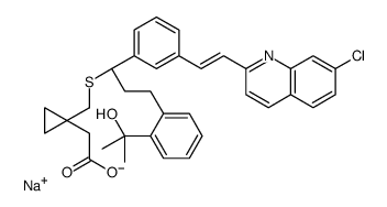 ENT-孟鲁司特钠结构式