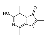 2,5,8-trimethyl-5,7-dihydroimidazo[1,2-a]pyrazine-3,6-dione Structure