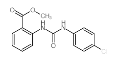 methyl 2-[(4-chlorophenyl)carbamoylamino]benzoate Structure