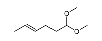6,6-dimethoxy-2-methylhex-2-ene结构式