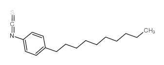 4-癸基异硫氰酸苯酯结构式
