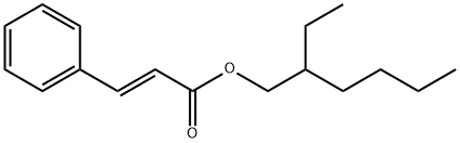 2-Propenoic acid, 3-phenyl-, 2-ethylhexyl ester, (2E)-结构式