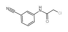 N1-(3-苯甲腈)-2-氯乙胺结构式