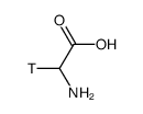 氨基乙酸-(2-3H )结构式