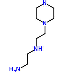 N-[2-(1-哌嗪基)乙基]-1,2-乙二胺结构式