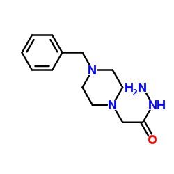 2-(4-Benzylpiperazin-1-yl)acetohydrazid Structure
