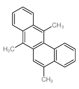 Benz[a]anthracene,5,7,12-trimethyl- Structure