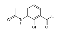 3-ACETYLAMINO-2-CHLOROBENZOIC ACID Structure