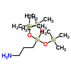 3-aminopropyltris(trimethylsiloxy)silane Structure