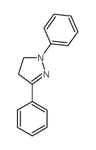 1,3-二苯基-4,5-二氢-1H-吡唑结构式