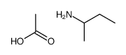 acetic acid,butan-2-amine Structure