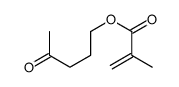 4-oxopentyl 2-methylprop-2-enoate Structure