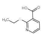2-(乙基硫代)烟酸结构式