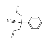 2-Phenyl-2-(2-propenyl)-4-pentenenitrile结构式