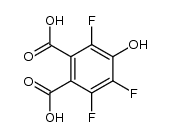 3,4,6-trifluoro-5-hydroxyphthalic acid Structure