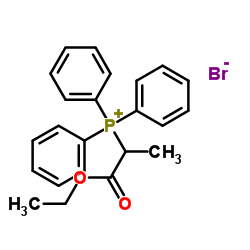 (1-ethoxy-1-oxopropan-2-yl)-triphenylphosphanium,bromide Structure