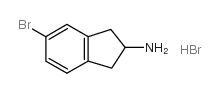 2-氨基-5-溴茚满氢溴酸盐结构式