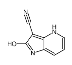 2-羟基-1H-吡咯并[3,2-b]吡啶-3-甲腈结构式