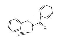 N-benzyl-N-prop-2-ynyl-(1-methyl)cyclohexa-2,5-diene-1-carboxamide Structure