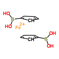 1,1'-ferrocenediboronic acid, 97 structure