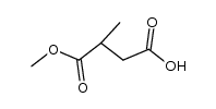 methyl hydrogen 2-methyl succinate结构式