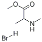 DL-Alanine, N-Methyl-, Methyl ester, hydrobroMide Structure