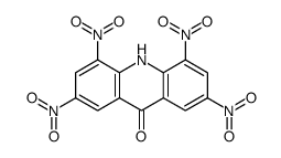 2,4,5,7-tetranitro-10H-acridin-9-one Structure