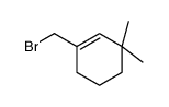 1-(bromomethyl)-3,3-dimethylcyclohexene结构式