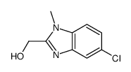 5-氯-1-甲基-1H-苯并[d]咪唑-2-甲醇结构式