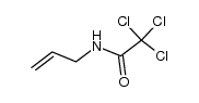 N-Allyl-2,2,2-trichloroacetamide结构式