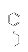 1-methyl-4-prop-1-enylsulfanylbenzene Structure