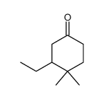 3-ethyl-4,4-dimethyl-cyclohexanone Structure