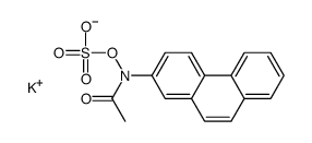 potassium,[acetyl(phenanthren-2-yl)amino] sulfate结构式