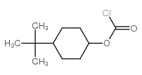 4-叔丁基环己基氯甲酸酯结构式
