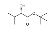 tert-butyl (2R)-2-hydroxy-3-methylbutanoate Structure