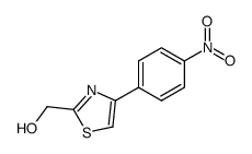 [4-(4-nitro-phenyl)-thiazol-2-yl]-methanol结构式