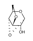 1,4, 3,6-dianhydro-α-D-glucopyranose结构式