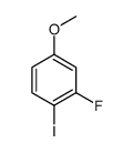 2-fluoro-1-iodo-4-methoxybenzene结构式