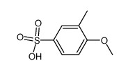 6-methoxy-toluene-3-sulfonic acid Structure