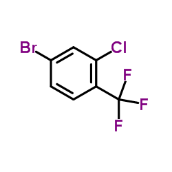 4-Bromo-2-chloro-1-(trifluoromethyl)benzene structure