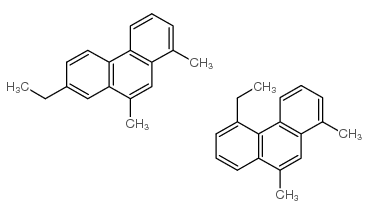 1,9-dimethyl-7-ethylphenanthrene/1,9-dimethyl-5-ethylphenanthrene结构式