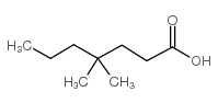 4,4-二甲基庚酸结构式