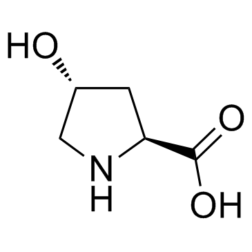 L-Hydroxyproline structure