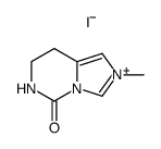 2-methyl-5-oxo-5,6,7,8-tetrahydroimidazo(1,5-c)pyrimidinium iodide Structure