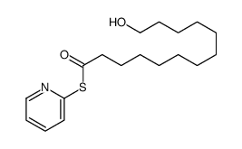 S-pyridin-2-yl 13-hydroxytridecanethioate结构式