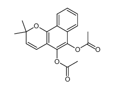 dehydro-β-lapachone diacetate Structure