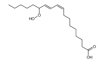 13(S)-HYDROPEROXY-(Z,E)-9,11-OCTADECADIENOICACID Structure