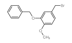 2-苄氧基-4-溴甲基-1-甲氧基苯结构式