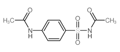 Acetamide,N-[[4-(acetylamino)phenyl]sulfonyl]- Structure